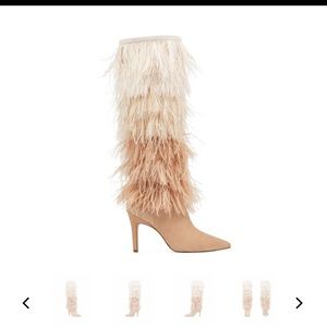 nine west feather boots